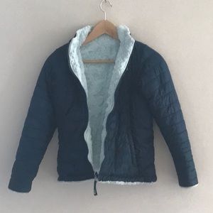 North Face reversible girls coat
